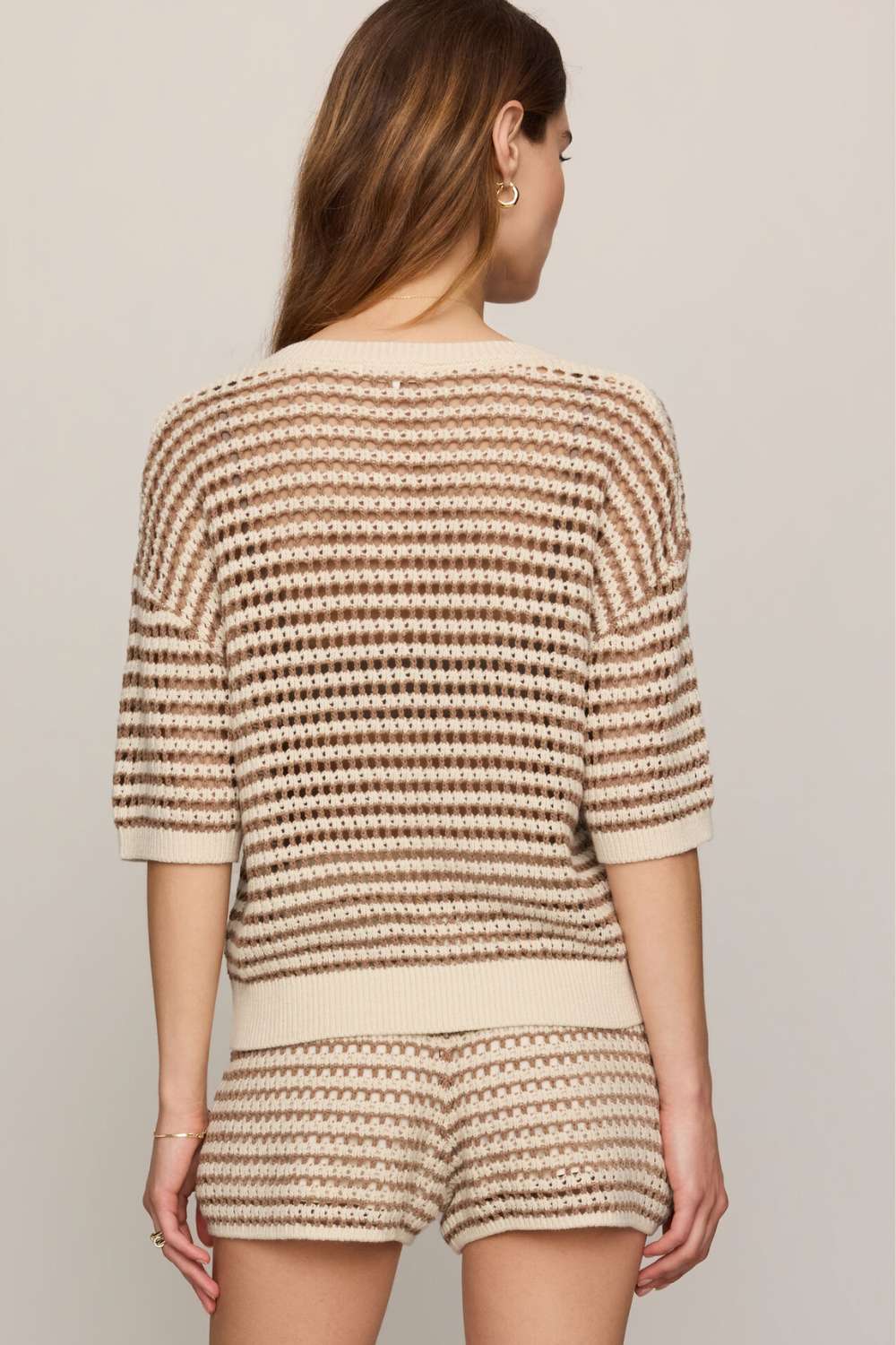 Z Supply Kylo Striped Polo Sweater in Taro - Z Supply