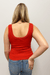 Z Supply Larkin Embroidered Tank- Chili Pepper - Z Supply
