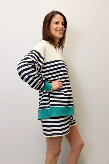 Z Supply Layer Up Stripe Sweatshirt - Z Supply