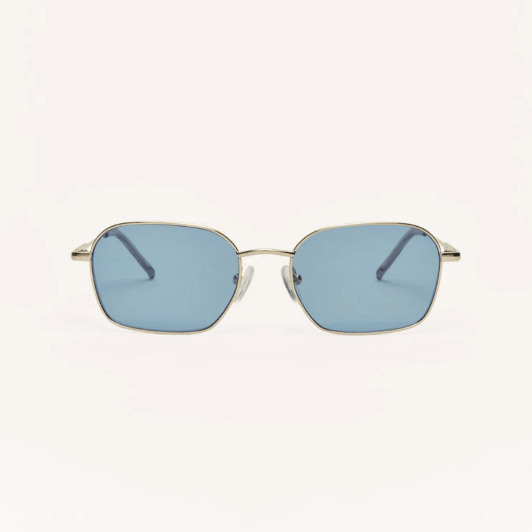 Z Supply Lido Sunglasses - Gold/Lt Blue - Z Supply