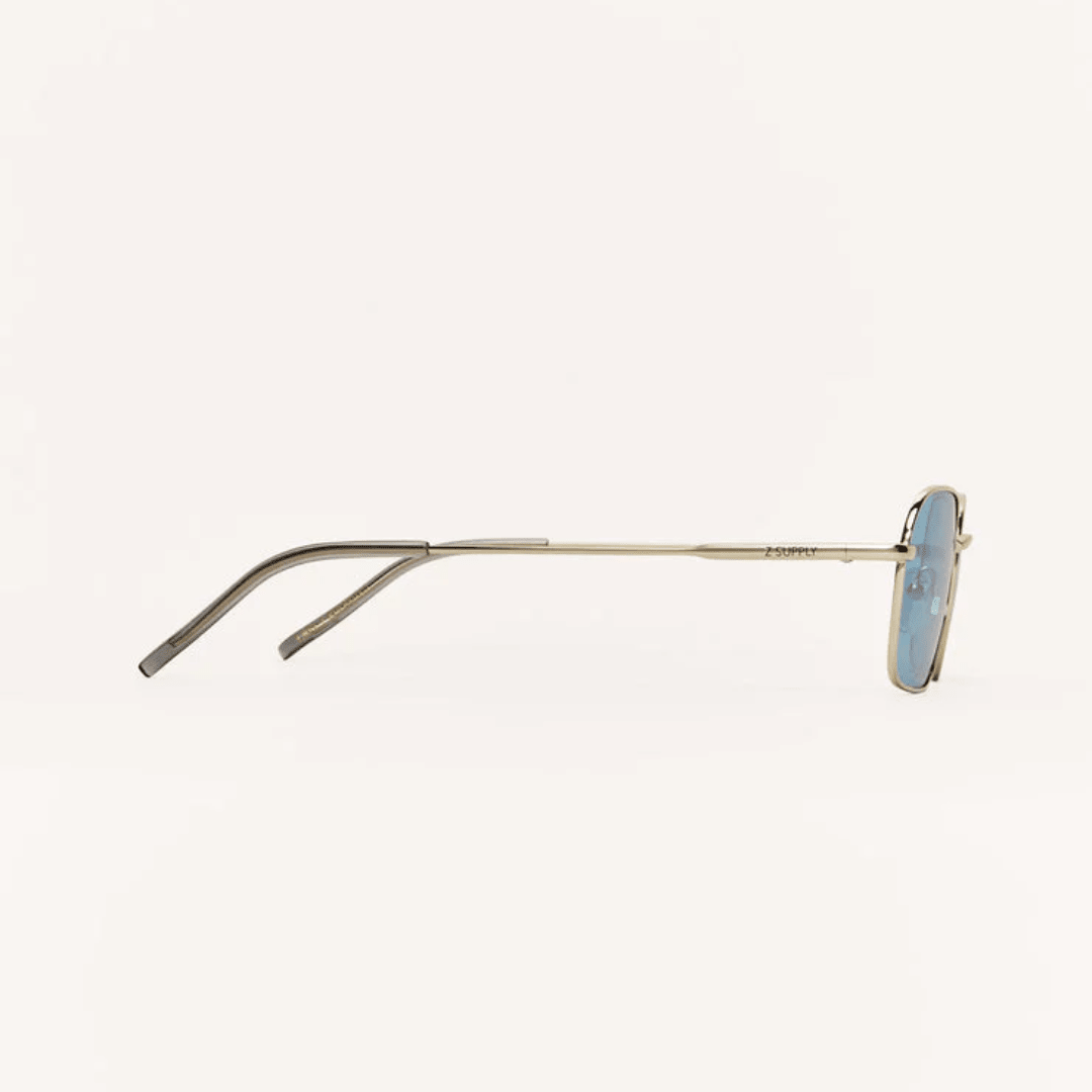 Z Supply Lido Sunglasses - Gold/Lt Blue - Z Supply