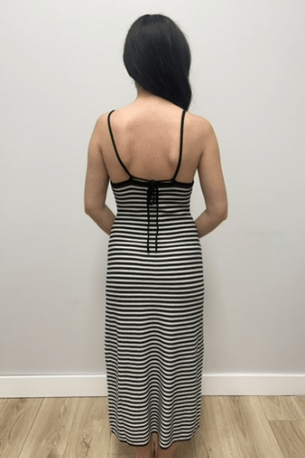Z Supply Majestic Striped Midi Dress - Black - Z Supply