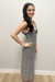 Z Supply Majestic Striped Midi Dress - Black - Z Supply