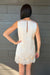 Z Supply Meadow Muse Lace Mini Dress In Frosted Pearl - Z Supply