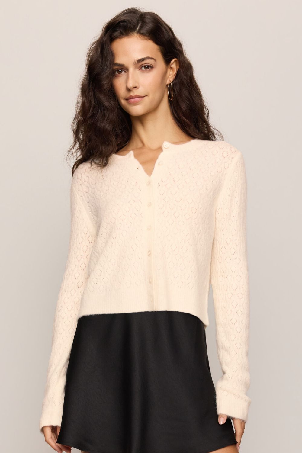 Z Supply Medina Open Knit Cardigan In Sandstone - Z Supply