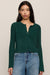 Z Supply Medina Open Knit Cardigan In Velvet Green - Z Supply