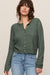 Z Supply Medina Pointelle Cardigan- Monstera - Z Supply