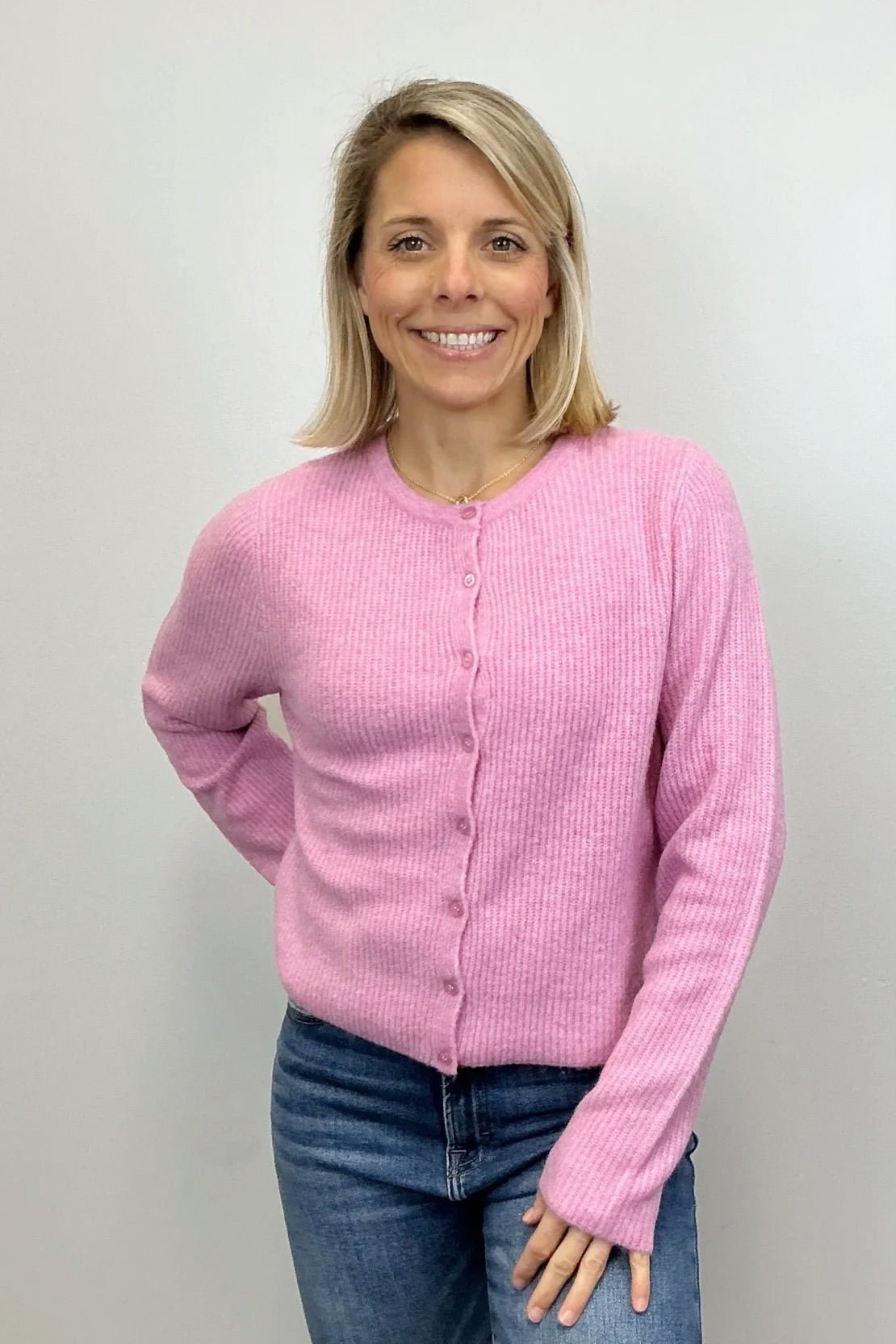 Z Supply Medina Rib Cardigan - Pink Crush - Z Supply