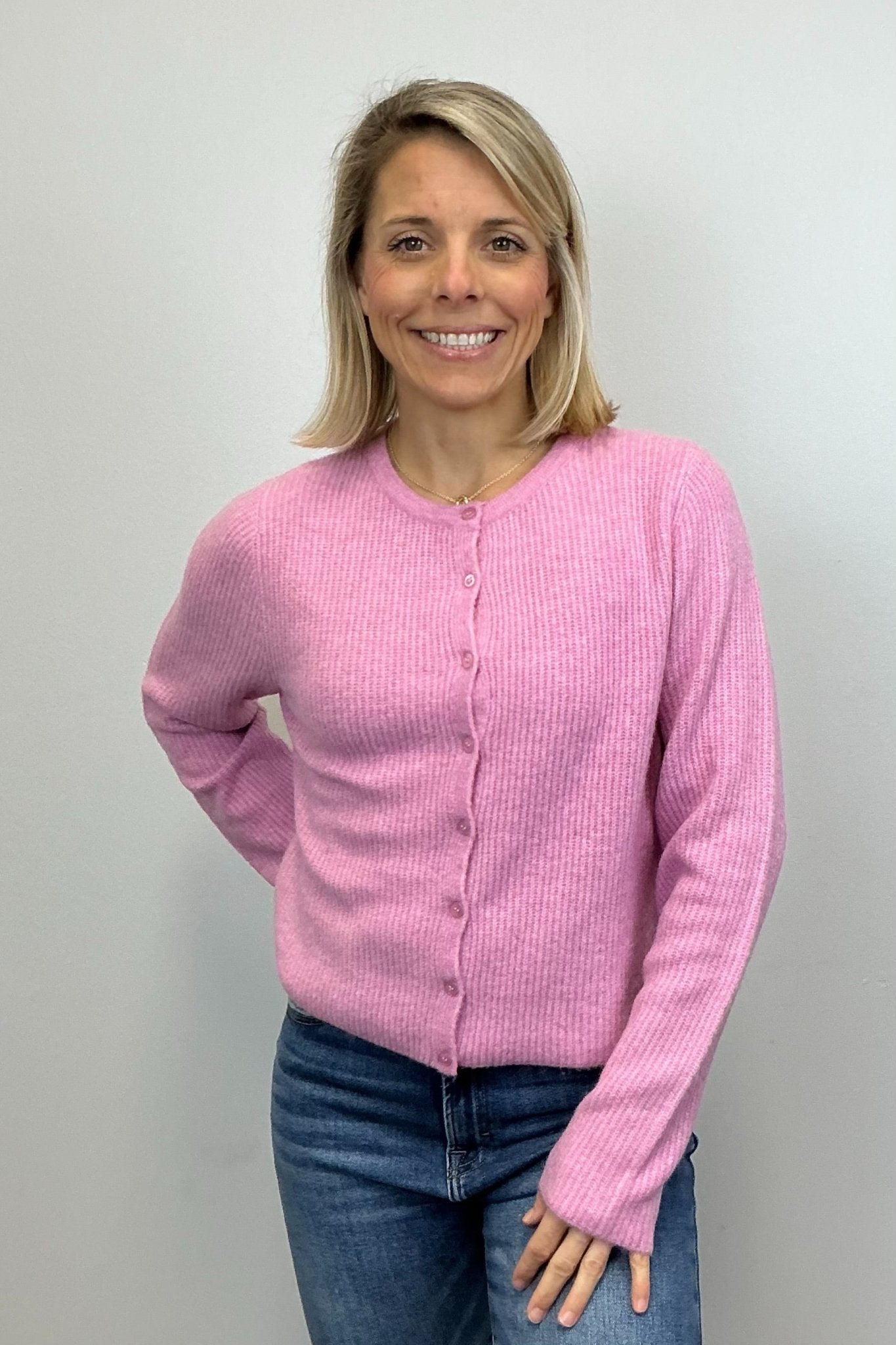 Z Supply Medina Rib Cardigan - Pink Crush - Z Supply