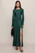 Z Supply Nightcap Luxe Maxi Dress In Velvet Green - Z Supply
