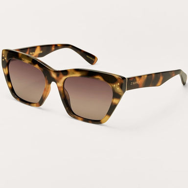 Z Supply Park Ave Sunglasses - Brown Tortoise - Grey - Z Supply