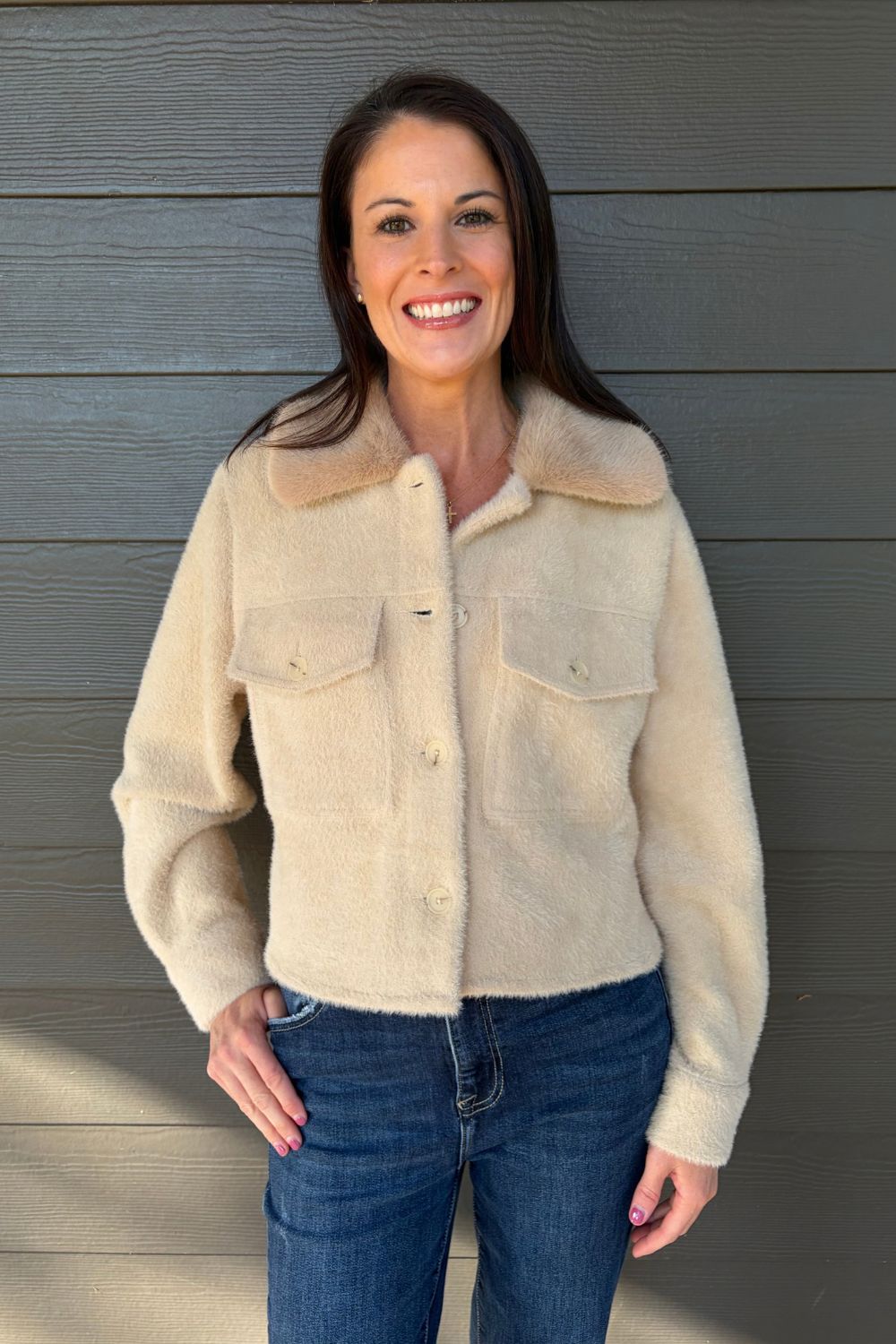 Z Supply Peyton Jacket In Soft Ecru - Z Supply