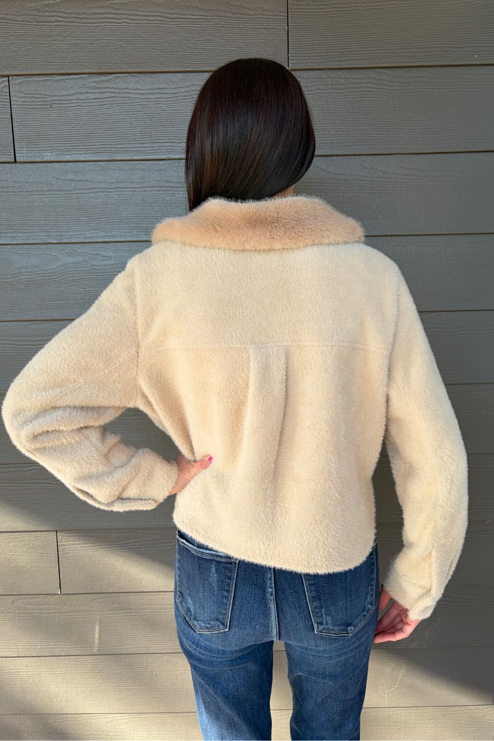 Z Supply Peyton Jacket In Soft Ecru - Z Supply