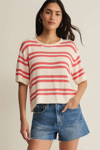 Z Supply Prado Stripe Sweater Tee - Z Supply