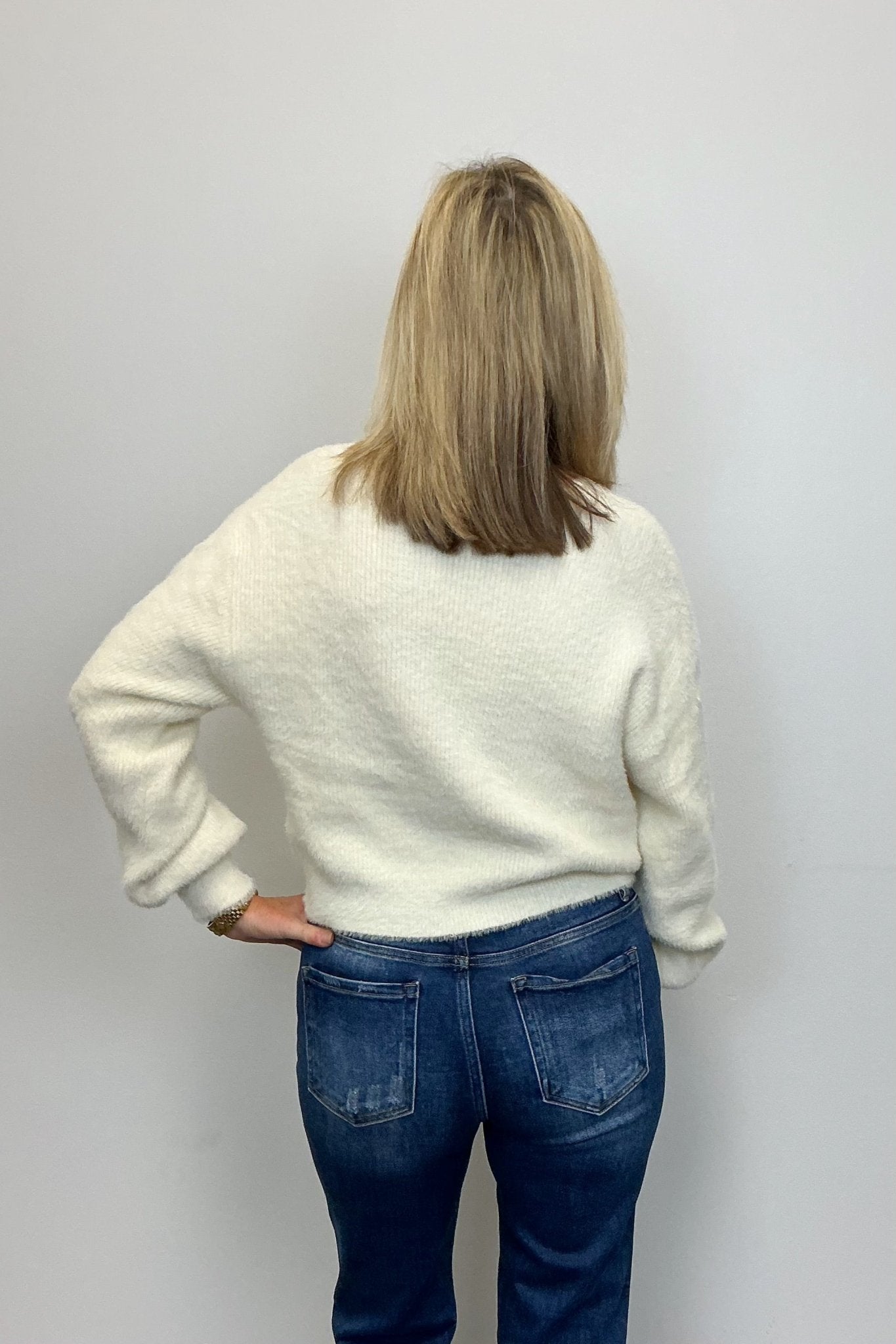 Z Supply Sadira Fluffy Cardigan - Warm White - Z Supply