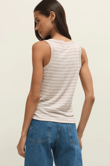 Z Supply Select Striped Tank - Tan - Z Supply