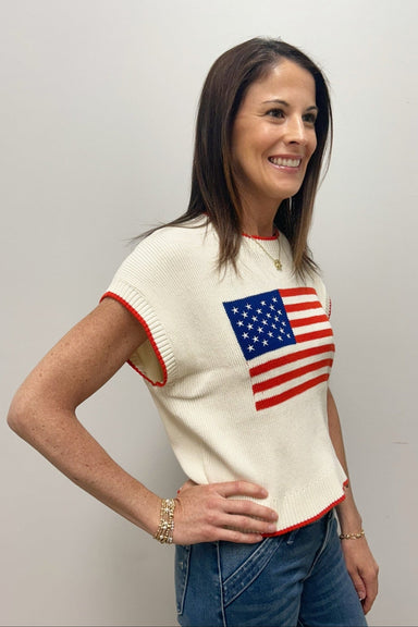 Z Supply Sleeveless Patriot Sweater - Z Supply