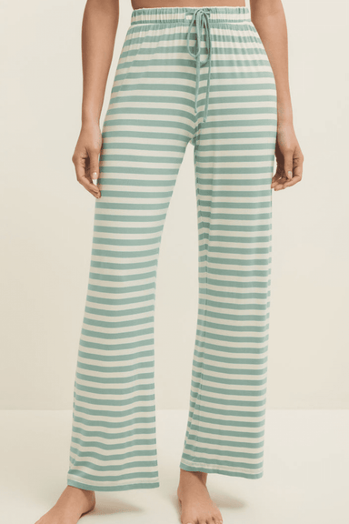 Z Supply So Sweet Stripe Pant - Crystal Green - Z Supply