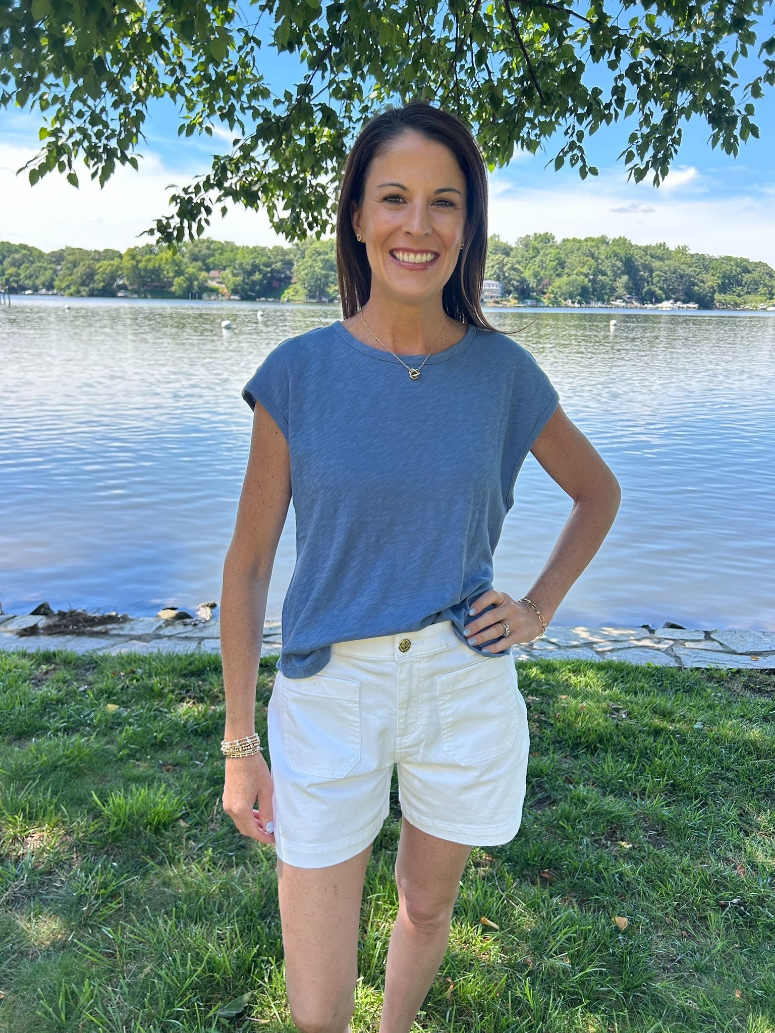Z Supply Sol Slub Tank in Lake Blue - Z Supply