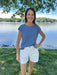 Z Supply Sol Slub Tank in Lake Blue - Z Supply