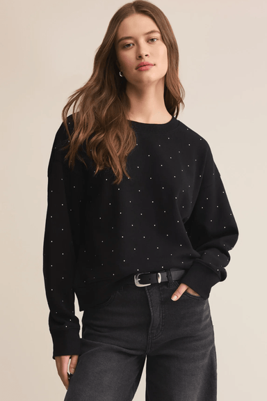 Z Supply Sparkle Crew Neck Sweatshirt - Z Supply