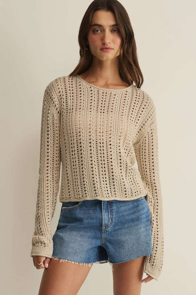 Z Supply Upland Crochet Sweater - Z Supply
