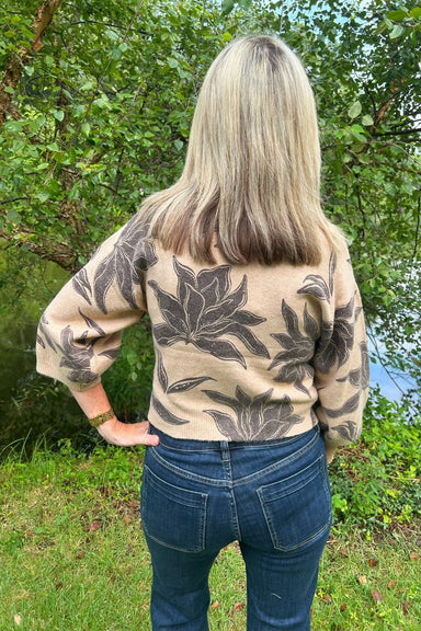 Z Supply Valor Floral Cardigan- Soft Ecru - Z Supply