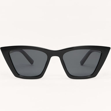 Z Supply Villa Sunglasses - Polished Black Grey - Z Supply