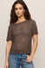 Z Supply Waverton Short Sleeve Tee- Cocoa Latte - Z Supply