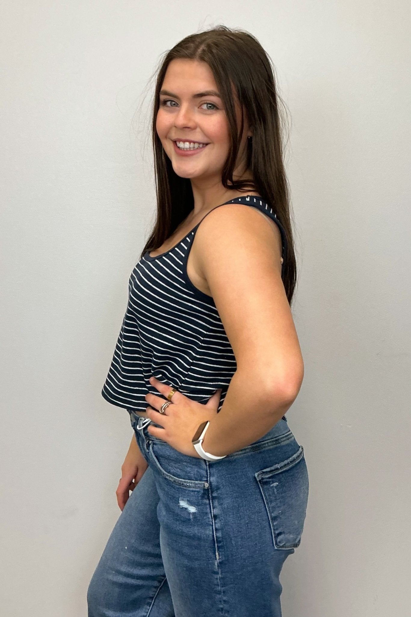 Z Supply Yareli Striped Tank - Eclipse - Z Supply