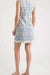 Zoe and Claire Emb Short Shift Dress - Blue/Ivory - Zoe and Claire