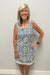 Zoe and Claire Embroidered Shift Dress - Blue/Ivory - Zoe and Claire