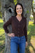 Zoe and Claire Sweater In Brown - Zoe and Claire