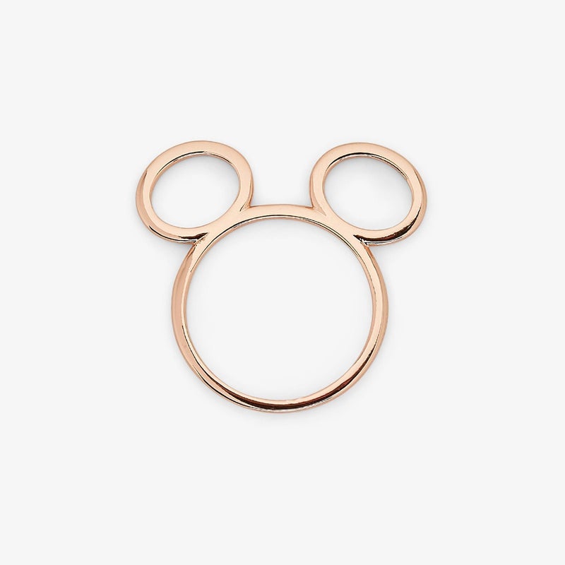 Pura Vida x Disney Cutout Mickey Mouse Head Ring