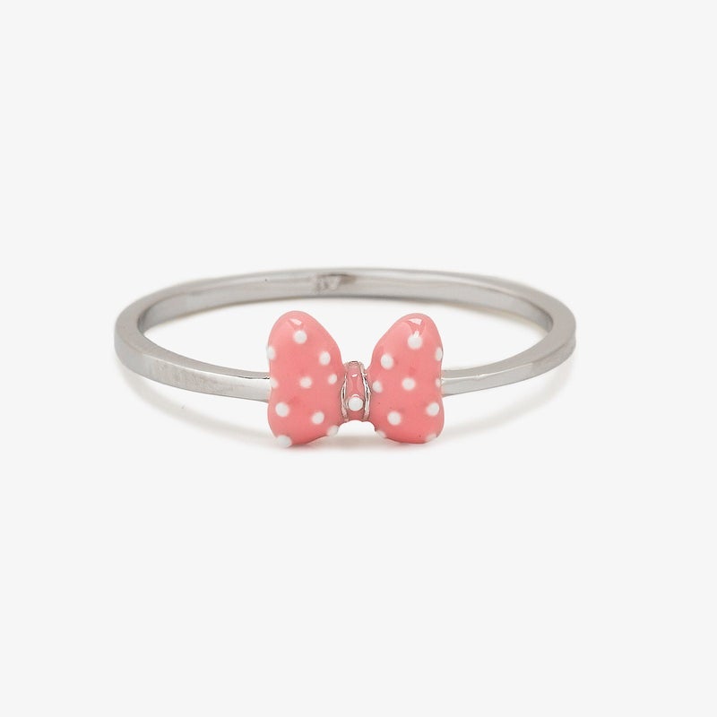 Pura Vida x Disney Silver Minnie Mouse Bow Ring