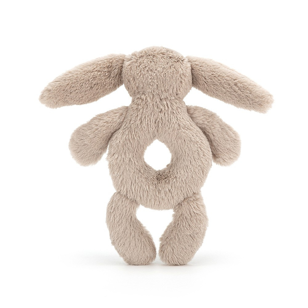 Jellycat Bashful Beige Bunny Ring Rattle - The Cottage