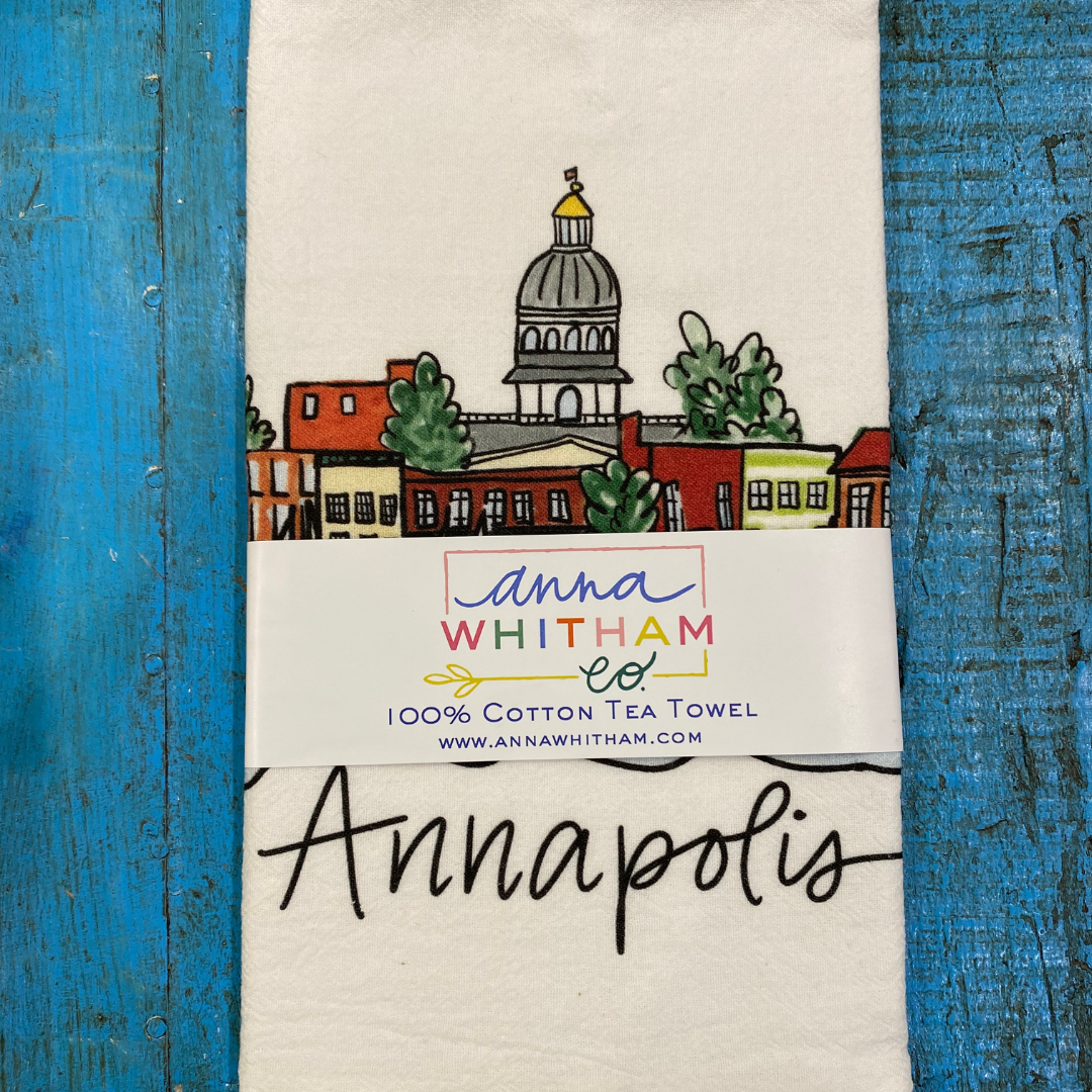 Anna Whitham Co. Annapolis Tea Towel