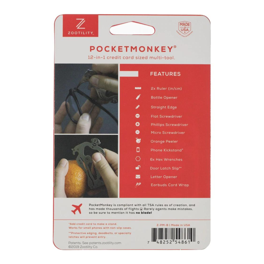 Zootility Pocket Monkey Deluxe