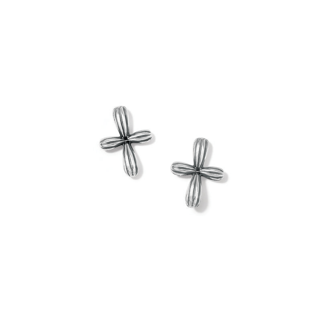 Brighton Amphora Cross Post Earrings - Brighton