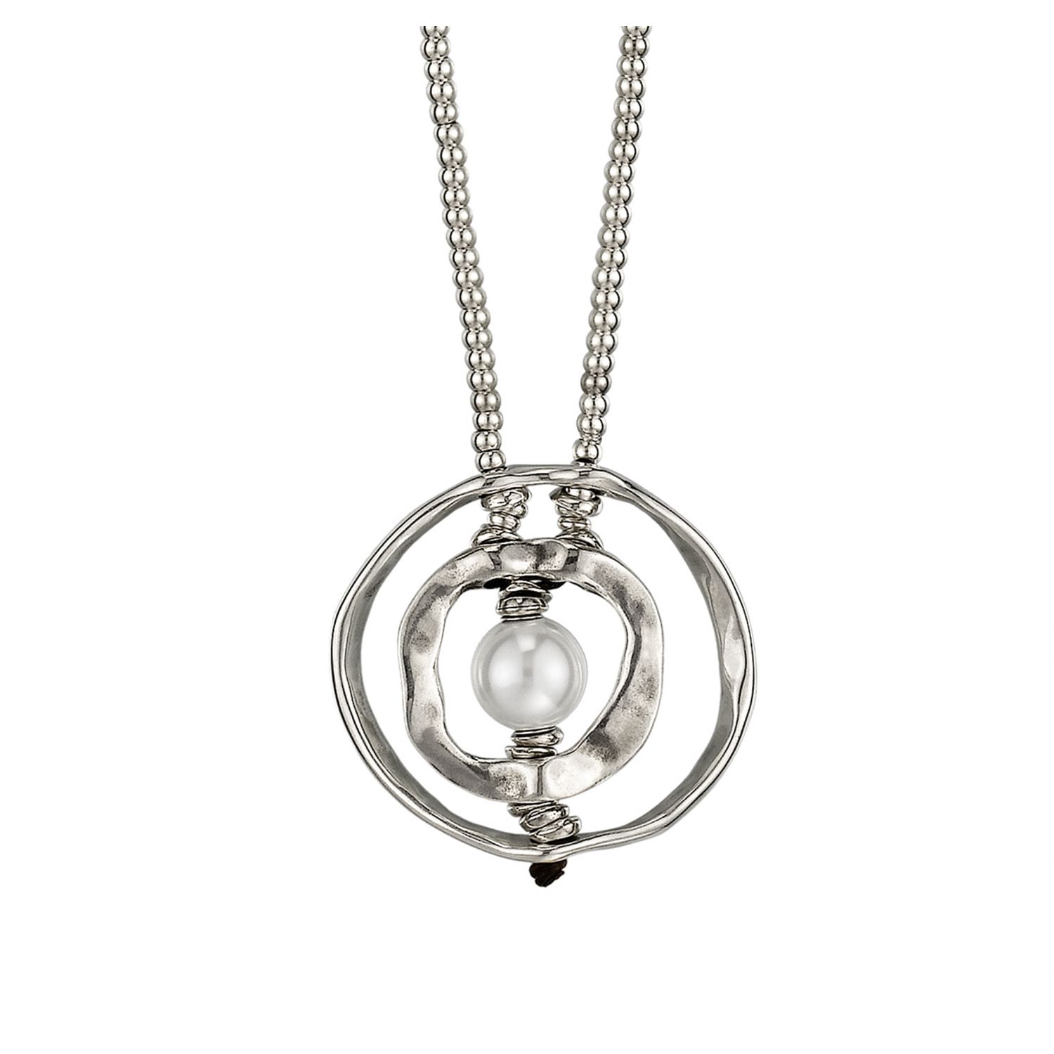 Uno de 50 A Pearl of Wisdom Necklace - Silver