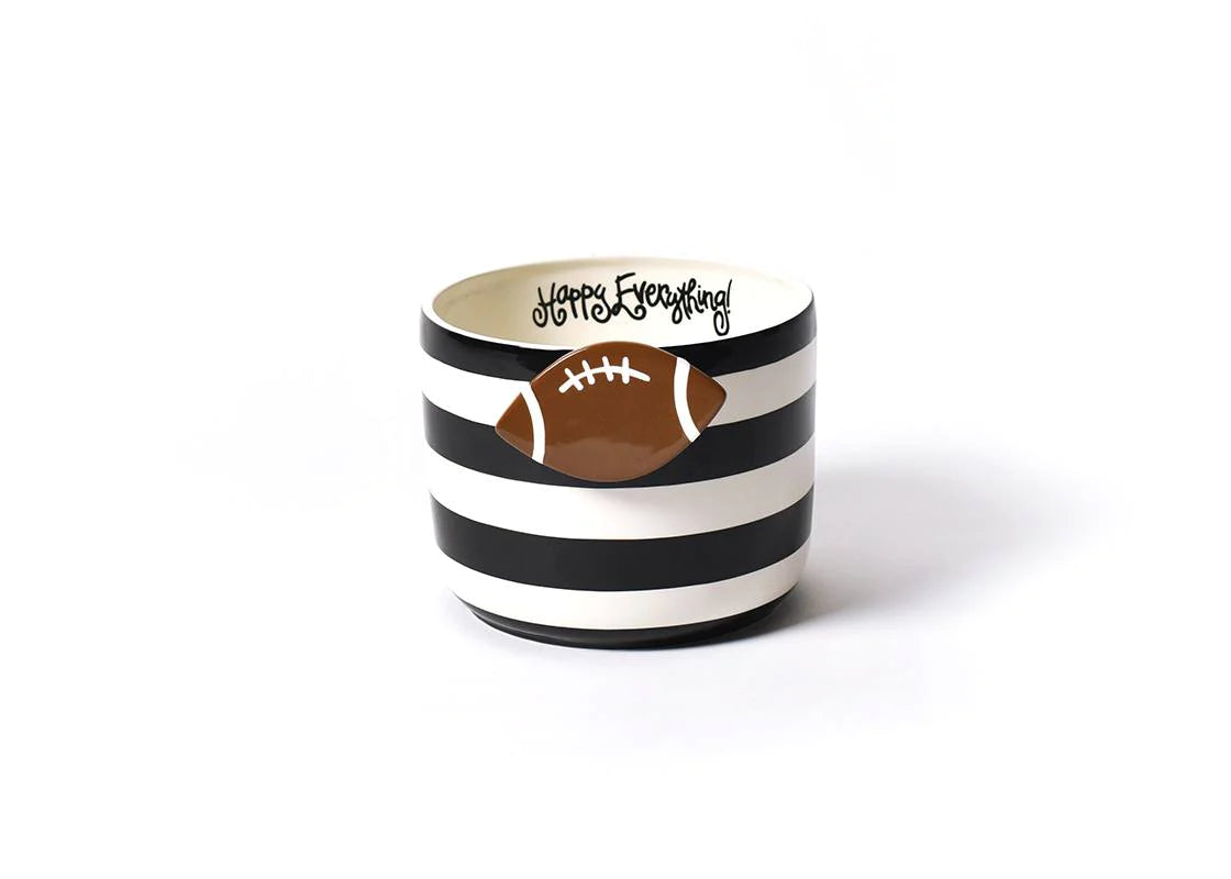 Happy Everything Mini Bowl - Black Stripe