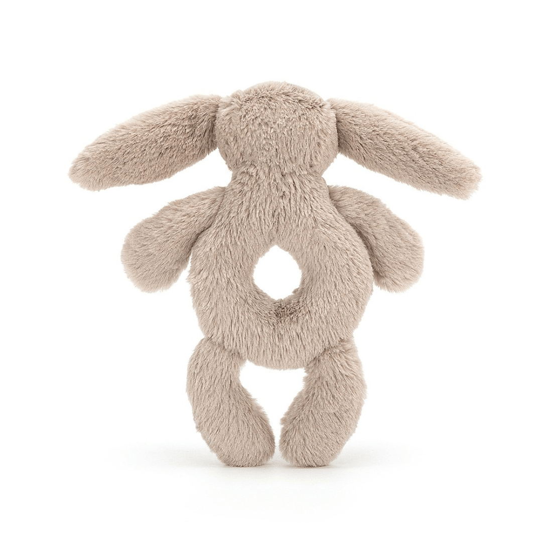 Jellycat Bashful Beige Bunny Ring Rattle - Jellycat