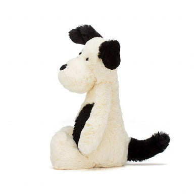 Jellycat Bashful Medium Puppy - Black/Cream - Jellycat