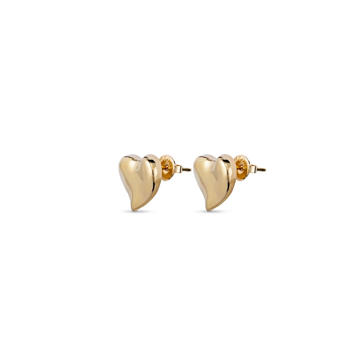 Uno de 50 Heart Earrings - Gold